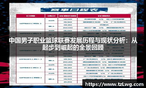 中国男子职业篮球联赛发展历程与现状分析：从起步到崛起的全景回顾