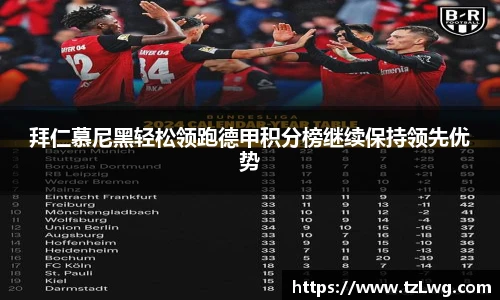 拜仁慕尼黑轻松领跑德甲积分榜继续保持领先优势